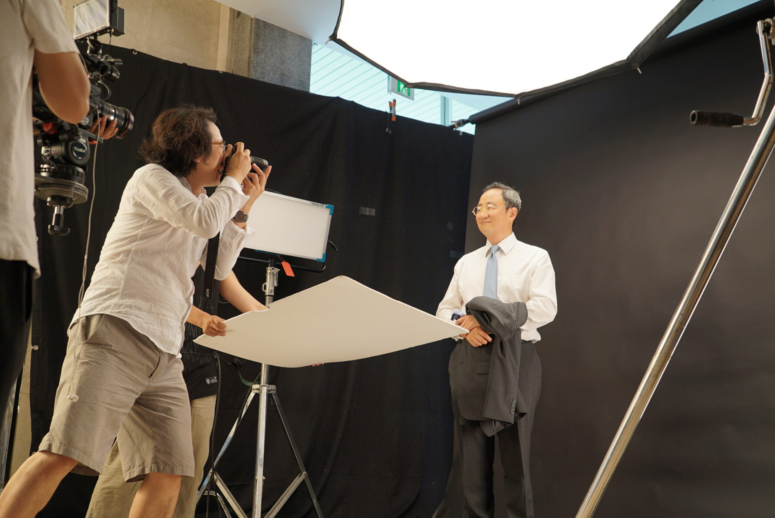 중앙성결교회 110주년 기념영상 2대째 교회 봉사 장로님 스튜디오 촬영 현장