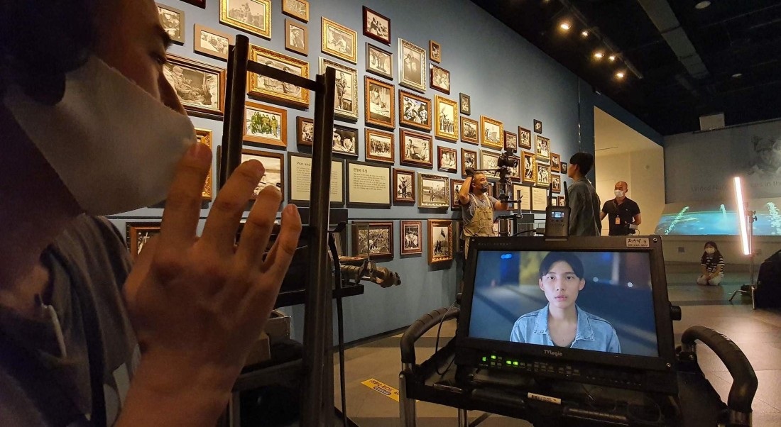 K-Public WiFi 다문화편 전쟁기념관 촬영 - 사춘기 소년의 정체성 찾기 장면